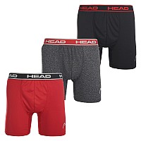 Head Mens Boxer Briefs Performance Or Cotton Stretch 12Pack Tagless Medium