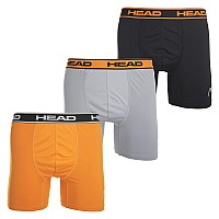 Head Mens Boxer Briefs Performance Or Cotton Stretch 12Pack Tagless Medium