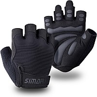 Simari Breathable Workout Gloves For Men And Women Padded Weight Lifting Gloves With Great Grip Full Palm Protection For Gym T