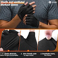 Simari Breathable Workout Gloves For Men And Women Padded Weight Lifting Gloves With Great Grip Full Palm Protection For Gym T