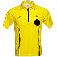 Murray Sporting Goods Prostyle Soccer Referee Jersey Short Sleeve Officials Short Sleeve Soccer Referee Shirt Yellow Larg