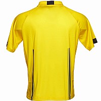 Murray Sporting Goods Prostyle Soccer Referee Jersey Short Sleeve Officials Short Sleeve Soccer Referee Shirt Yellow Larg