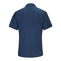 Red Kap Womens Mimix Work Shirt Navy M