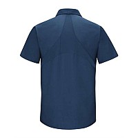 Red Kap Mimix Short Sleeve Workshirt Long Sizes Navy Xlt