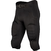 Champro Mens With Pads Safety Integrated Football Polyester Practice Pant Black Medium Us