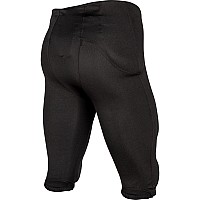 Champro Mens With Pads Safety Integrated Football Polyester Practice Pant Black Medium Us