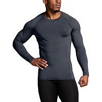 Athlio Mens Thermal Long Sleeve Compression Shirts Winter Gear Sports Base Layer Top Athletic Running Tshirt Active Top 3Pa