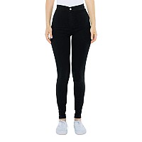 American Apparel Womens The Easy Jean Black Small