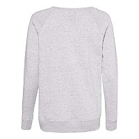 Mv Sport Womens Spacedyed Sweatshirt Ash S