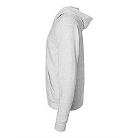 Bella Canvas Unisex Sponge Fleece Fullzip Hoodie Ash S