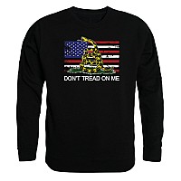 Graphiccrewneck Flag Wgadsden Black S