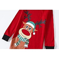 Family Feeling Big Girls Boys Long Sleeve Christmas Pajamas Sets 100 Cotton Pyjamas Kids Pjs Size 12 Reindeer