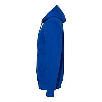 Russell Athletic Cotton Rich Fleece Hooded Sweatshirt Royal M