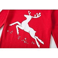 Family Feeling Little Girls Boys Long Sleeve Christmas Pajamas Sets Cotton Pyjamas Toddler Kids Pjs Size 3T Reindeer