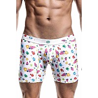 Malebasics New Hipster Boxer Brief White Splashmediumwhite Splash