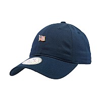 Metal Pin Relaxed Cap Usa Navy