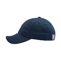 Metal Pin Relaxed Cap Usa Navy