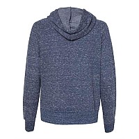 Jerzees Womens Snow Heather French Terry Fullzip Hooded Sweatshirt Navy S