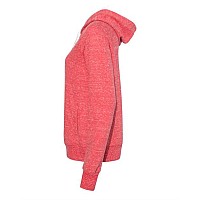 Jerzees Womens Snow Heather French Terry Fullzip Hooded Sweatshirt Red S