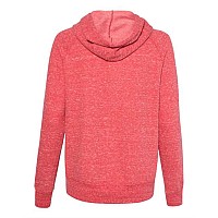 Jerzees Womens Snow Heather French Terry Fullzip Hooded Sweatshirt Red S