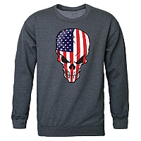 Graphic Crewneck Skull Flag Hchar M