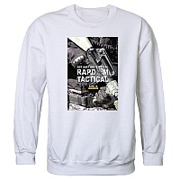 Graphic Crewneck Rapdom2 White 2X