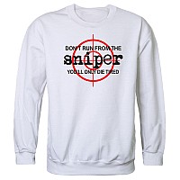 Graphic Crewneck Sniper White L