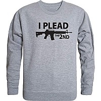 Graphic Crewneck I Plead The 2Nd Hgy L