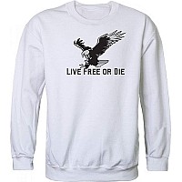 Graphic Crewneck Live Free White L