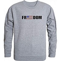 Graphic Crewneck Freedom Hgrey 2X