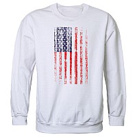 Graphiccrewneck Distressed Flag White S