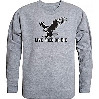 Graphic Crewneck Live Free Hgrey S