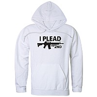 Graphic Pullover I Plead The 2Nd White S