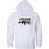 Graphic Pullover I Plead The 2Nd White S