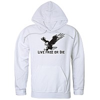 Graphic Pullover Live Free White S