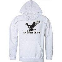 Graphic Pullover Live Free White S