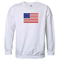 Graphic Crewneck Betsy Ross 2 White L