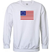 Graphic Crewneck Betsy Ross 2 White L