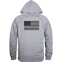 Graphic Pullover Tonal Flag Hgrey M