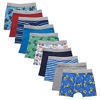 Hanes Boys And Toddler Comfort Flex Waistband Multiple Packs Available Color Boxer Briefs 10 Pack Printsstripessolids Ass