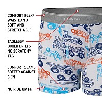 Hanes Boys And Toddler Comfort Flex Waistband Multiple Packs Available Color Boxer Briefs 10 Pack Printsstripessolids Ass