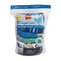 Hanes Boys And Toddler Comfort Flex Waistband Multiple Packs Available Color Boxer Briefs 10 Pack Printsstripessolids Ass