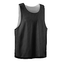 Womens Lacrosse Reversible Pinnie Black White