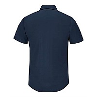 Red Kap Short Sleeve Pro Airflow Work Shirt Navy S