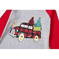 Dolphinfish Boys Christmas Pajamas Tree Pjs Kids Sleepwear Toddler Clothes 4T Gray