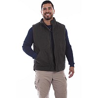 Mens Canvas Vest