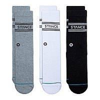 Stance Basic Crew Socks 3 Pack Medium Multi