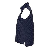 Weatherproof Womens Vintage Diamond Quilted Vest Navy M