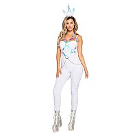 4969 3Pc Naughty Unicorn Small Whitemulti