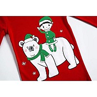 Family Feeling Little Girls Boys Long Sleeve Christmas Pajamas Sets 100 Cotton Pyjamas Toddler Kids Polar Bear Elf Pjs Size 2T